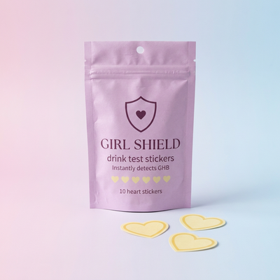 Girl Shield Drink Test Nail Stickers