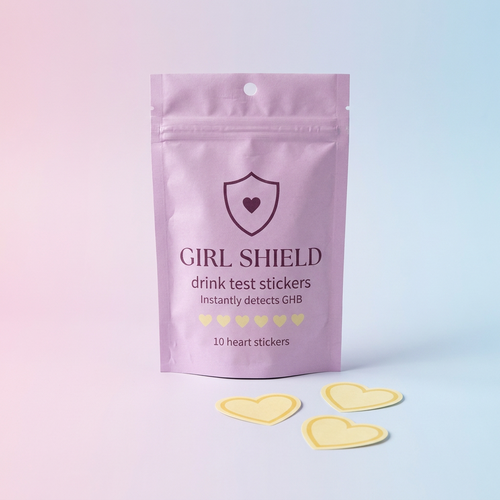 Girl Shield Drink Test Nail Stickers